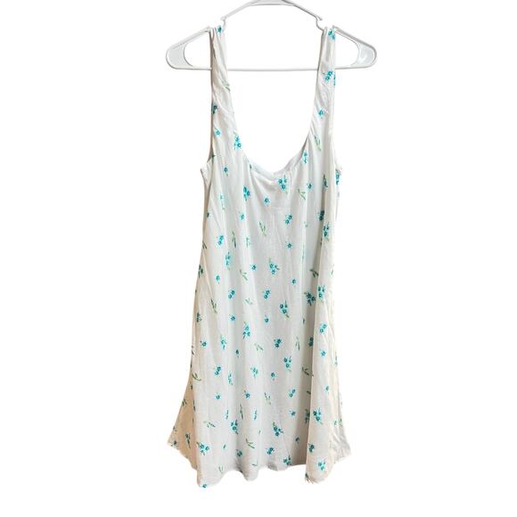 Show Me Your Mumu Serenade Mini Dress Bluebell Ditsy Pattern XL - Picture 7 of 7